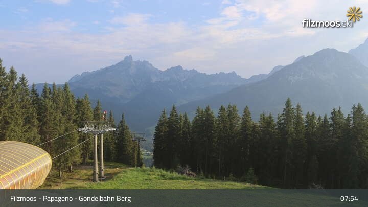 Archiv Foto Webcam Filzmoos: Bergstation Papagenobahn