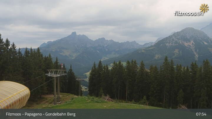 Archiv Foto Webcam Filzmoos: Bergstation Papagenobahn