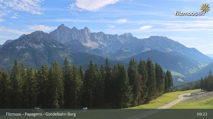 Archiv Foto Webcam Filzmoos: Bergstation Papagenobahn