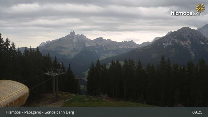 Archiv Foto Webcam Filzmoos: Bergstation Papagenobahn