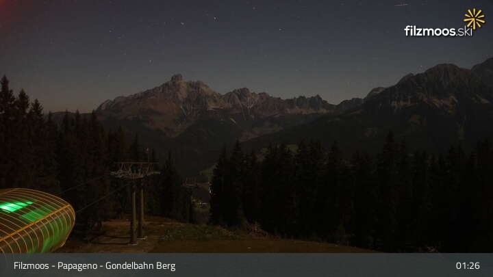 Archiv Foto Webcam Filzmoos: Bergstation Papagenobahn