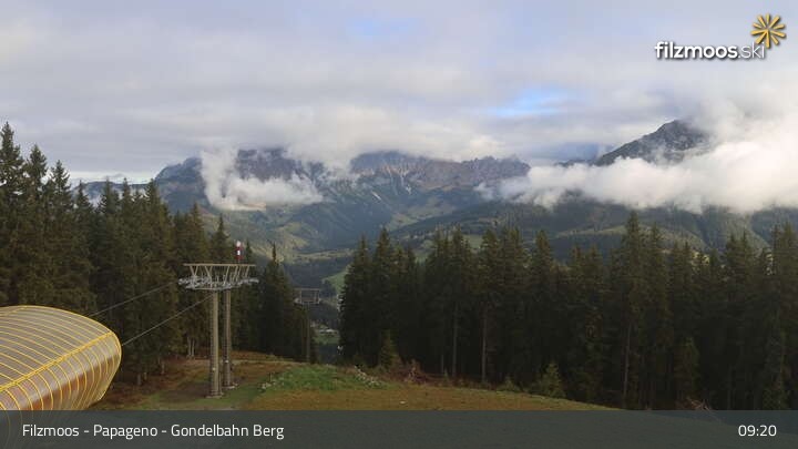 Archived image Webcam Filzmoos - Papageno Top Station