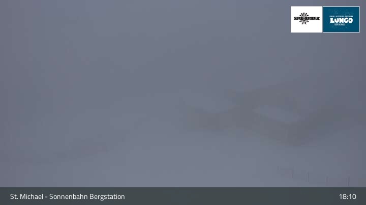 Archiv Foto Webcam St. Michael - Blick Bergstation Sonnenbahn Gondel