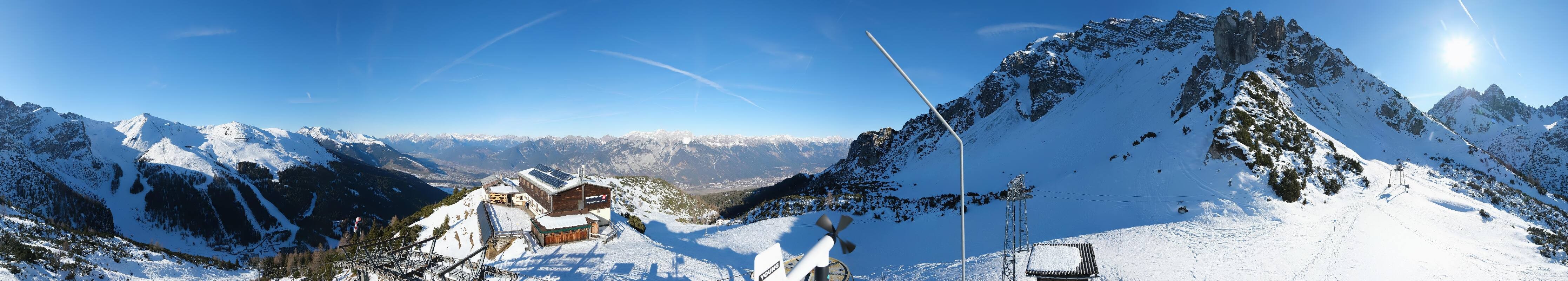 Archiv Foto Webcam Axams: Blick vom Birgitzköpflhaus