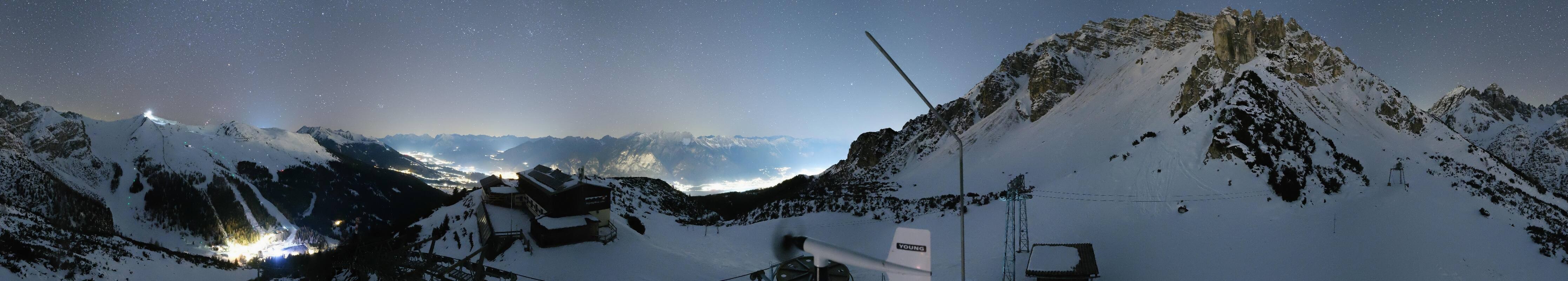 Archiv Foto Webcam Axams: Blick vom Birgitzköpflhaus