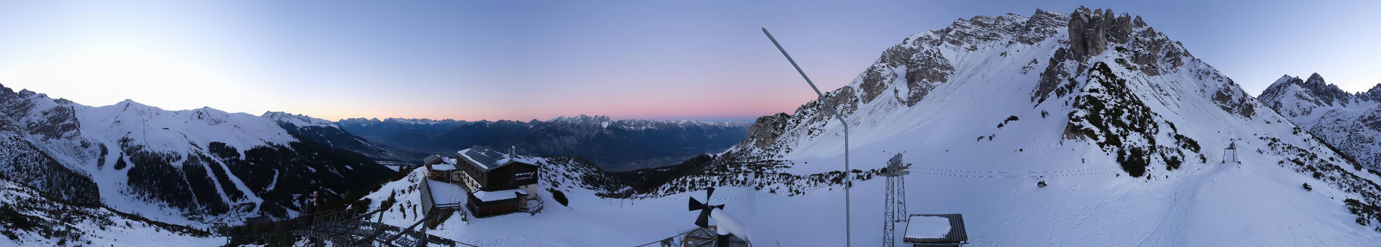 Archiv Foto Webcam Axams: Blick vom Birgitzköpflhaus