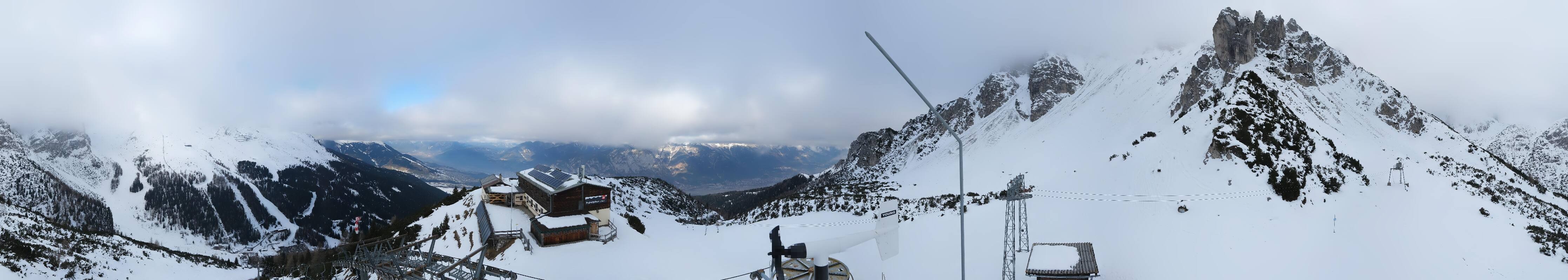 Archiv Foto Webcam Axams: Blick vom Birgitzköpflhaus