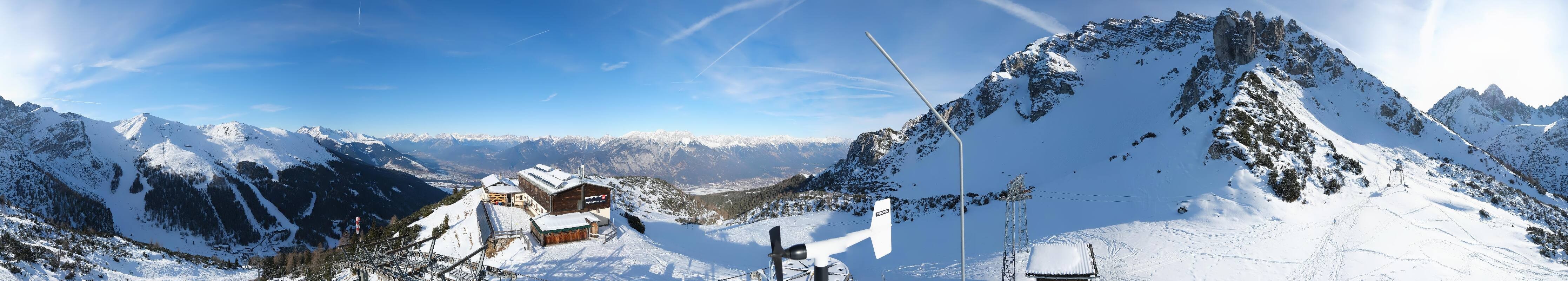 Archiv Foto Webcam Axams: Blick vom Birgitzköpflhaus