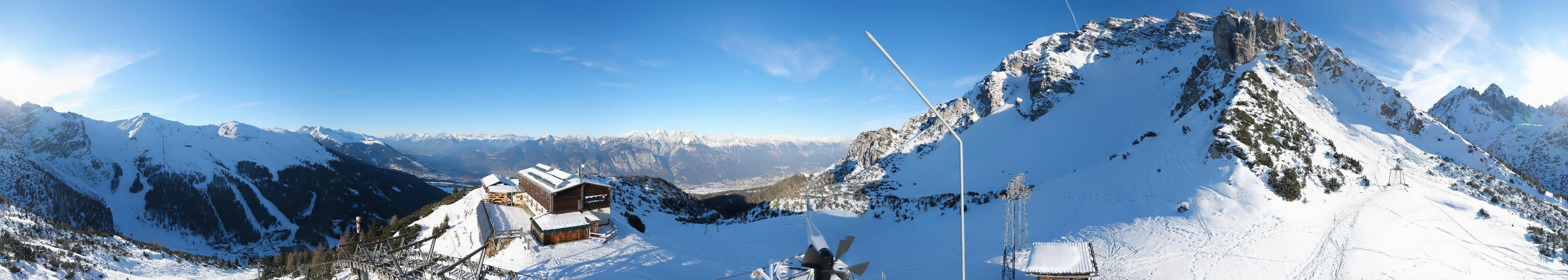 Archiv Foto Webcam Axams: Blick vom Birgitzköpflhaus