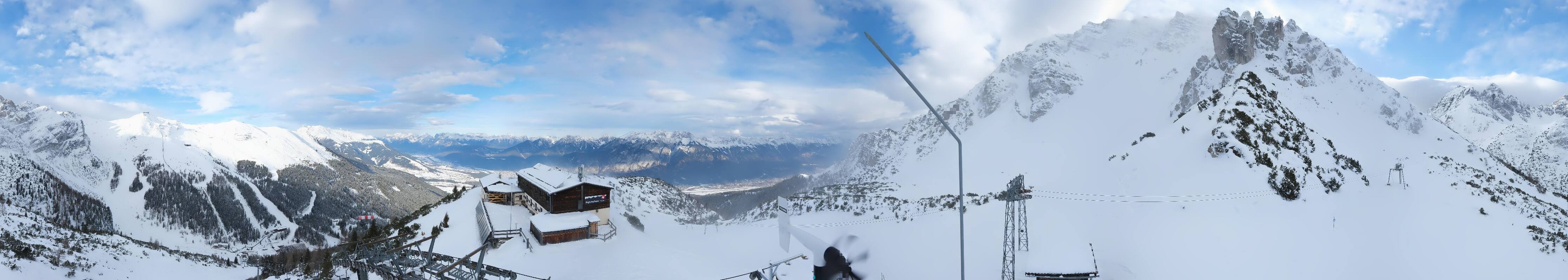 Archiv Foto Webcam Axams: Blick vom Birgitzköpflhaus