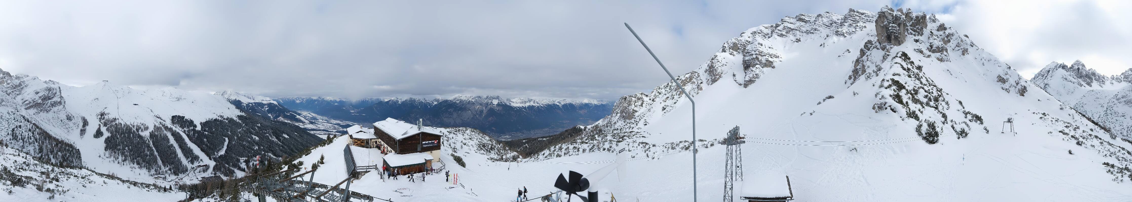 Archiv Foto Webcam Axams: Blick vom Birgitzköpflhaus