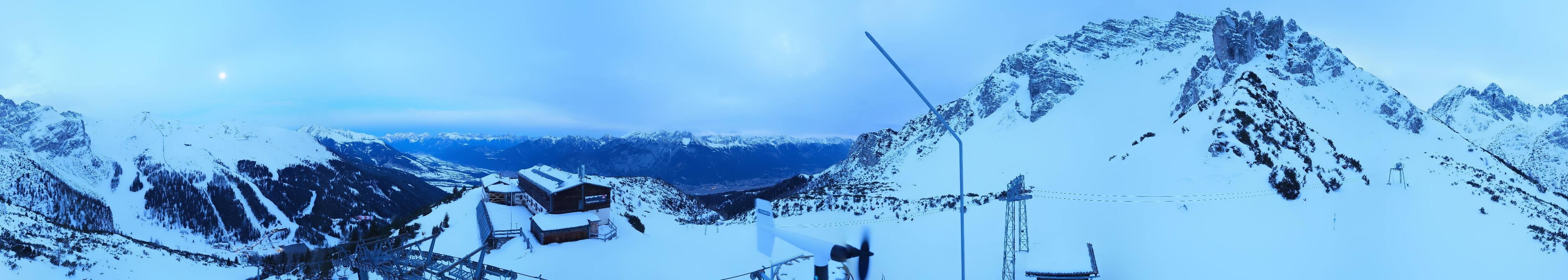 Archiv Foto Webcam Axams: Blick vom Birgitzköpflhaus