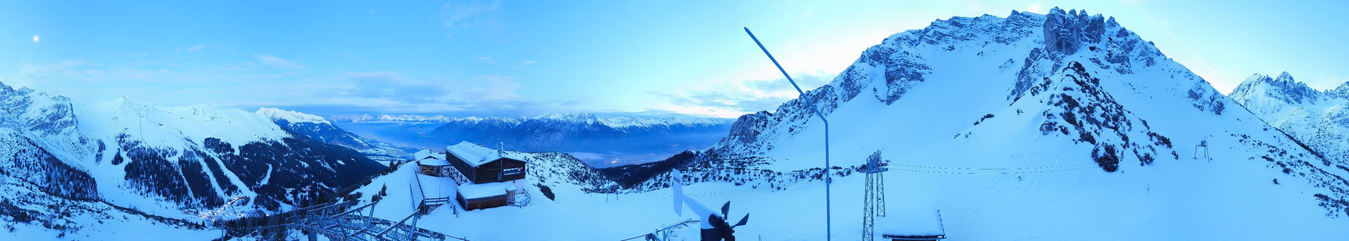 Archiv Foto Webcam Axams: Blick vom Birgitzköpflhaus