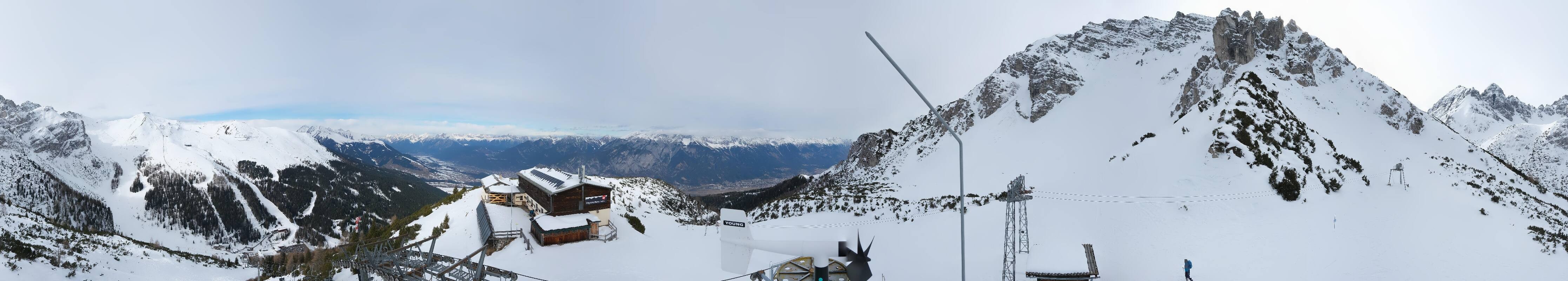 Archiv Foto Webcam Axams: Blick vom Birgitzköpflhaus