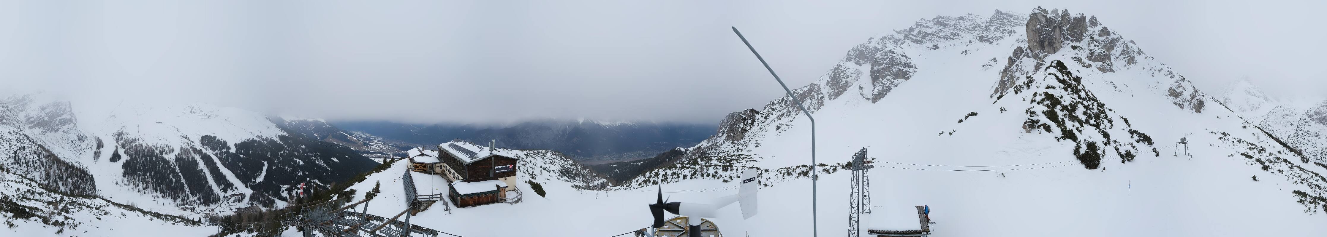 Archiv Foto Webcam Axams: Blick vom Birgitzköpflhaus