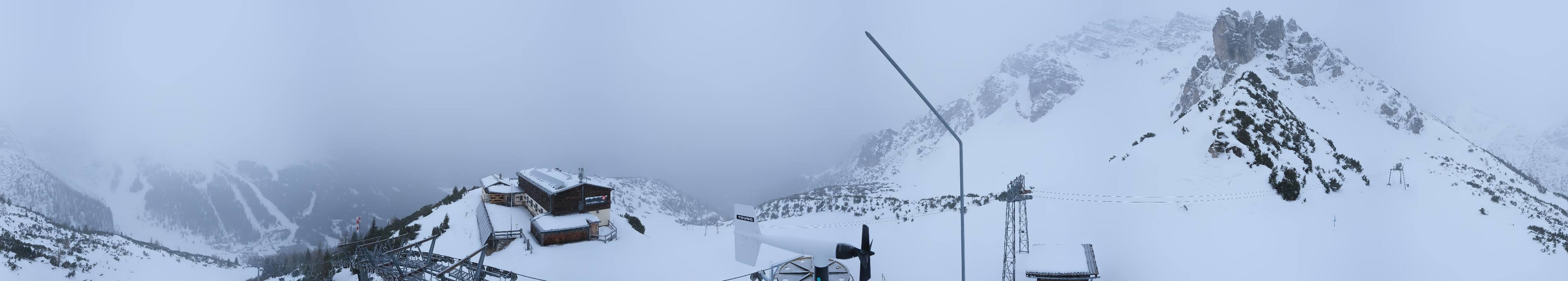 Archiv Foto Webcam Axams: Blick vom Birgitzköpflhaus