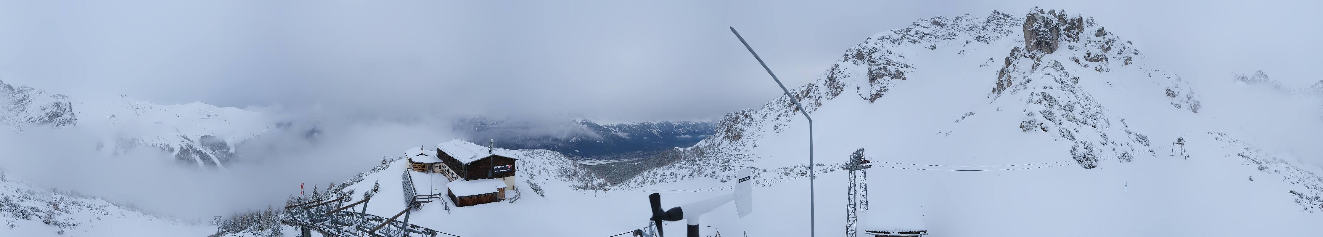 Archiv Foto Webcam Axams: Blick vom Birgitzköpflhaus