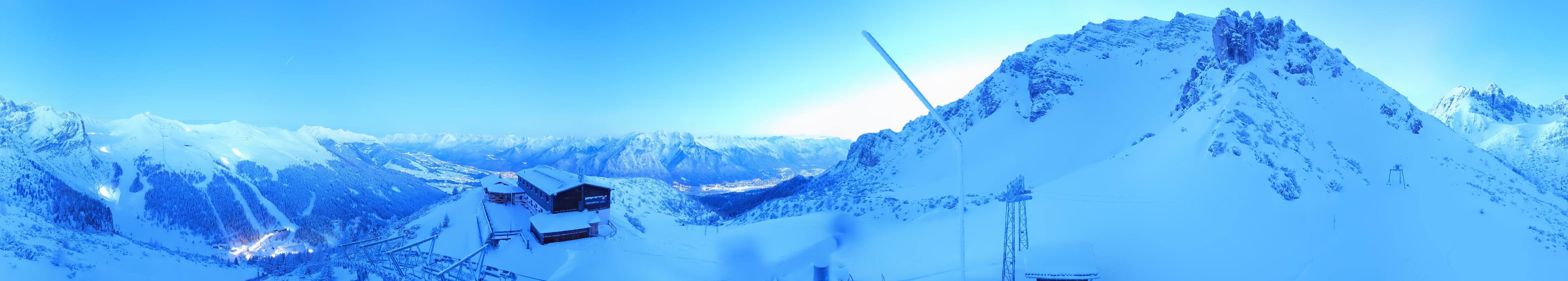 Archiv Foto Webcam Axams: Blick vom Birgitzköpflhaus