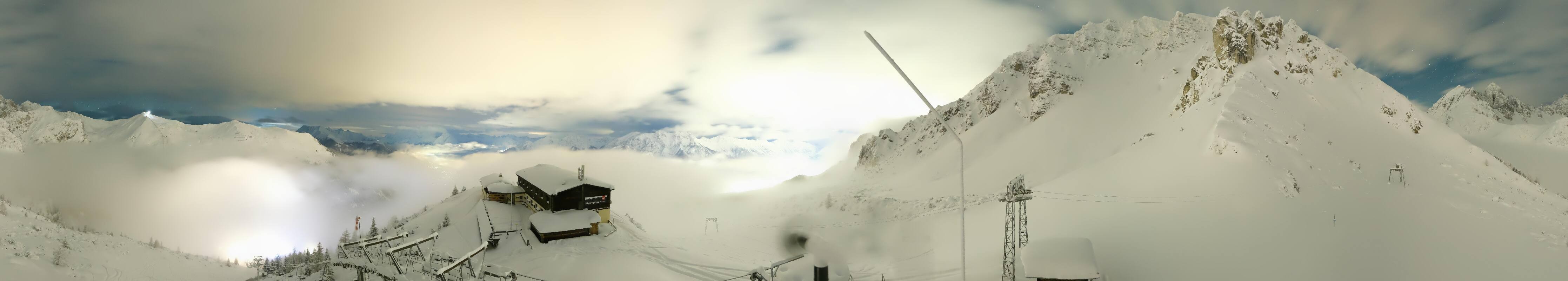 Archived image Webcam Axams: View Birgitzköpflhaus