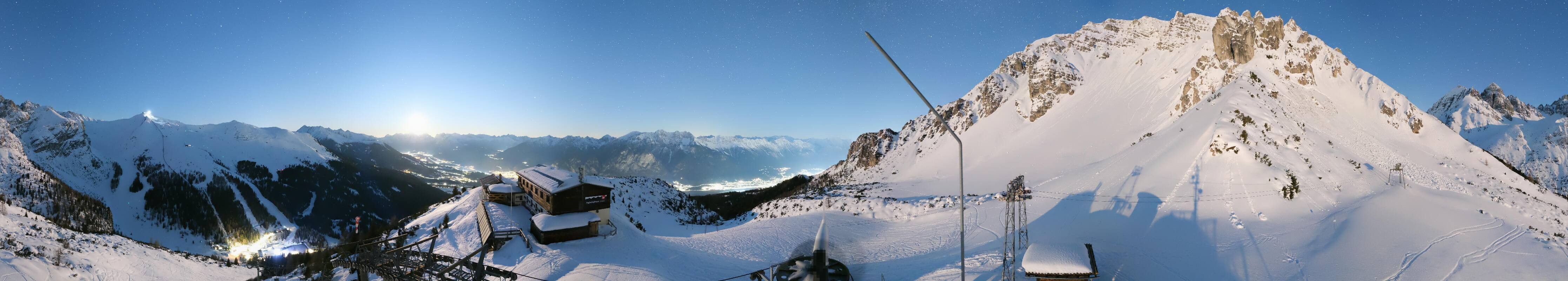 Archiv Foto Webcam Axams: Blick vom Birgitzköpflhaus