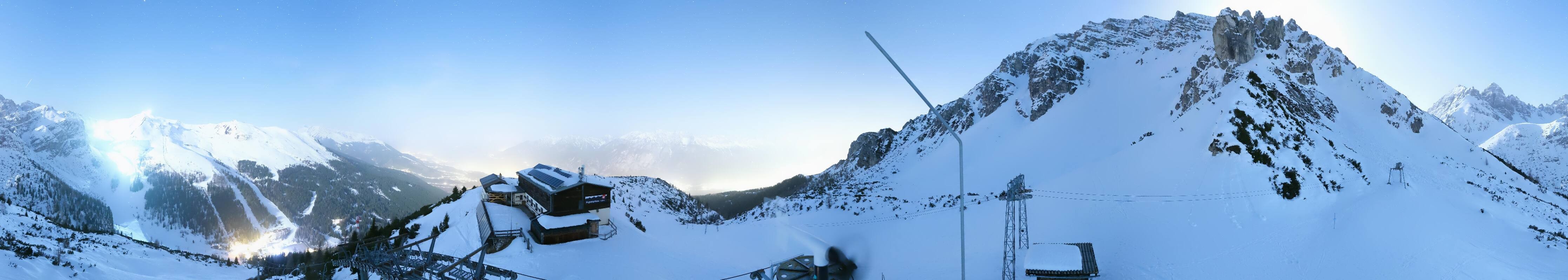 Archiv Foto Webcam Axams: Blick vom Birgitzköpflhaus
