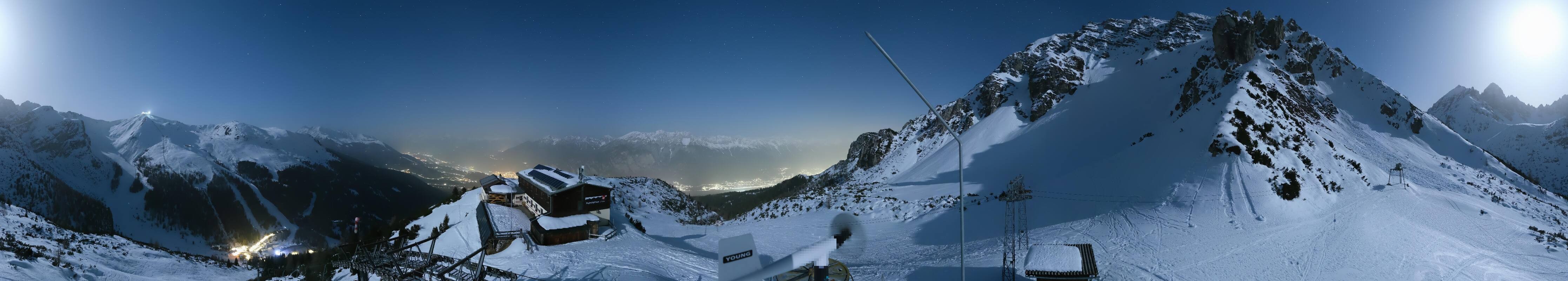 Archiv Foto Webcam Axams: Blick vom Birgitzköpflhaus