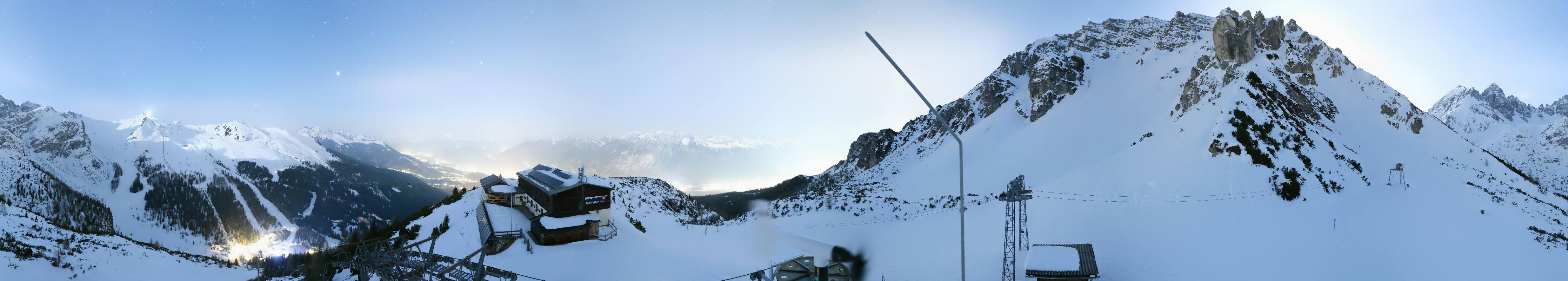 Archiv Foto Webcam Axams: Blick vom Birgitzköpflhaus
