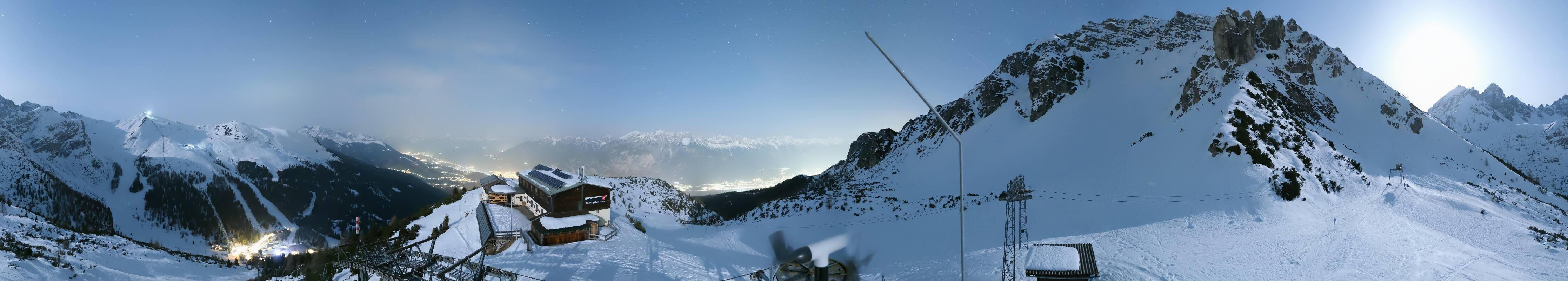 Archiv Foto Webcam Axams: Blick vom Birgitzköpflhaus