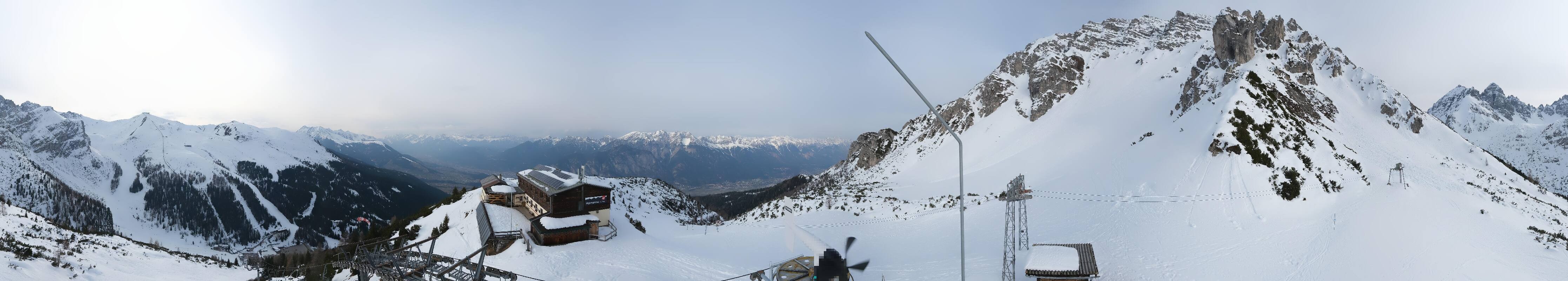 Archiv Foto Webcam Axams: Blick vom Birgitzköpflhaus