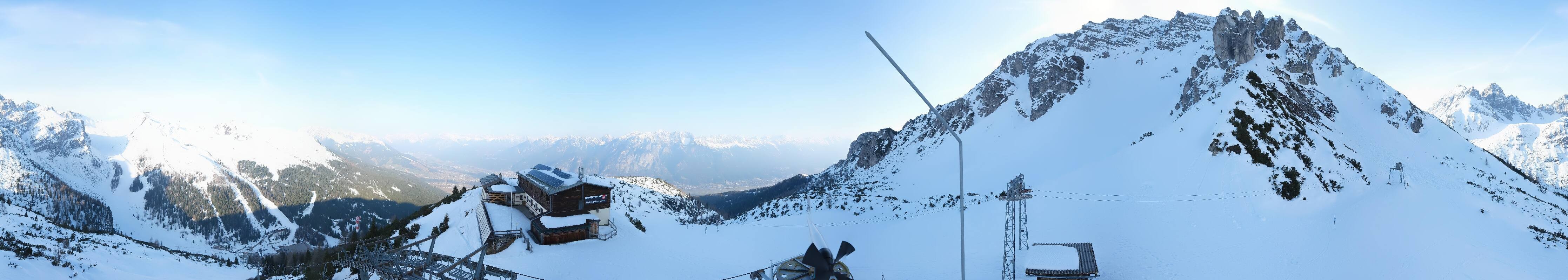 Archiv Foto Webcam Axams: Blick vom Birgitzköpflhaus