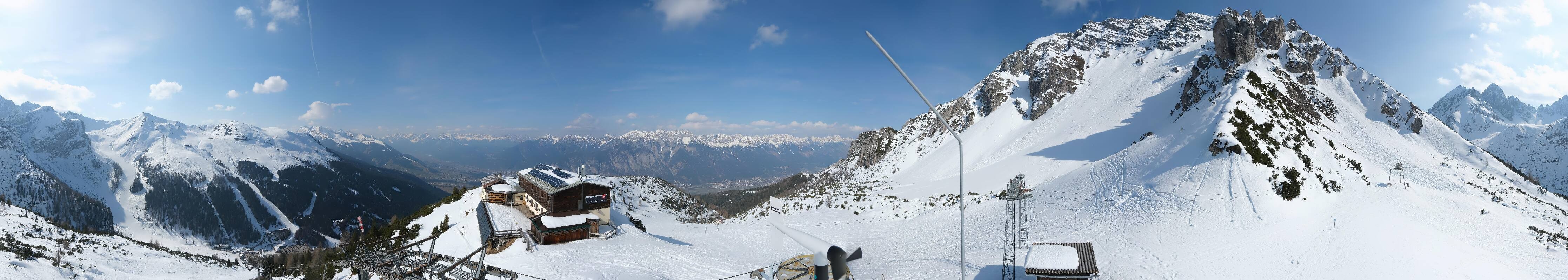 Archiv Foto Webcam Axams: Blick vom Birgitzköpflhaus
