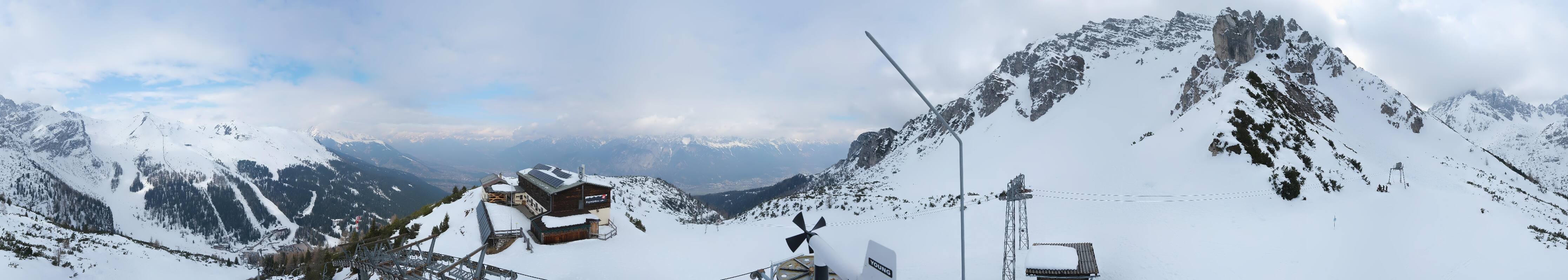 Archiv Foto Webcam Axams: Blick vom Birgitzköpflhaus