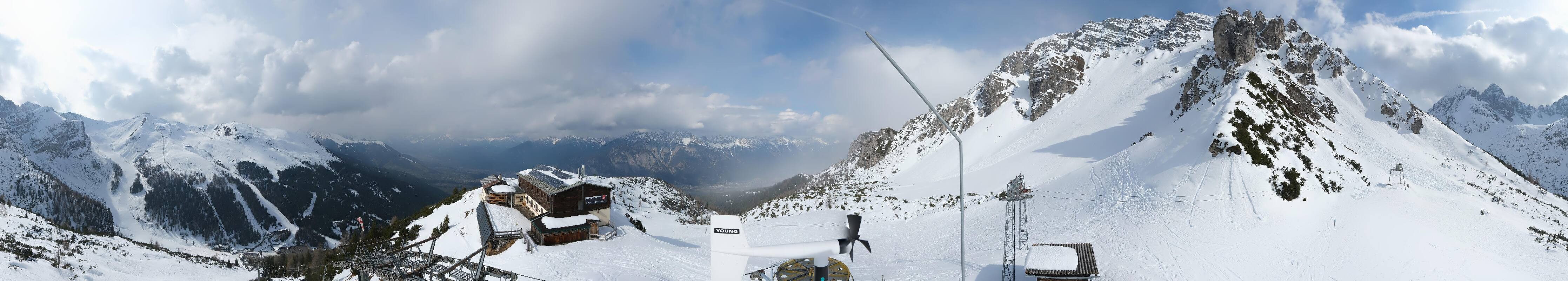 Archiv Foto Webcam Axams: Blick vom Birgitzköpflhaus