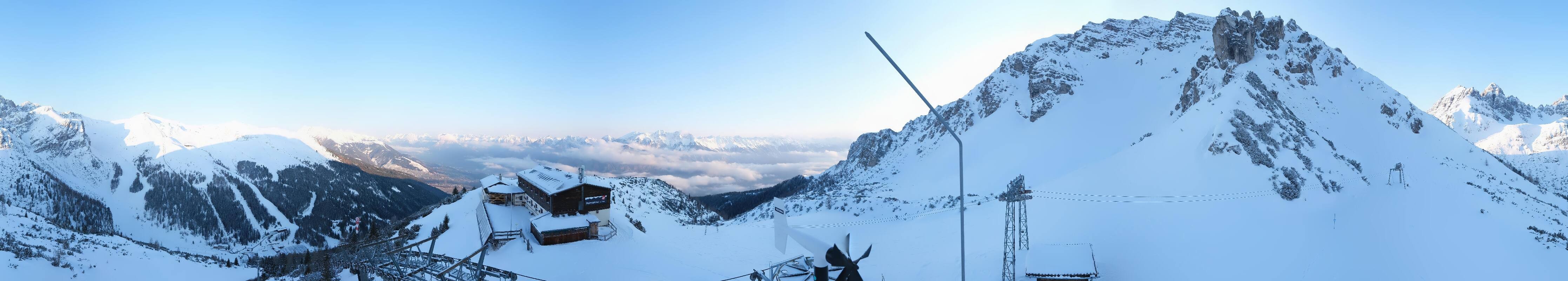 Archiv Foto Webcam Axams: Blick vom Birgitzköpflhaus