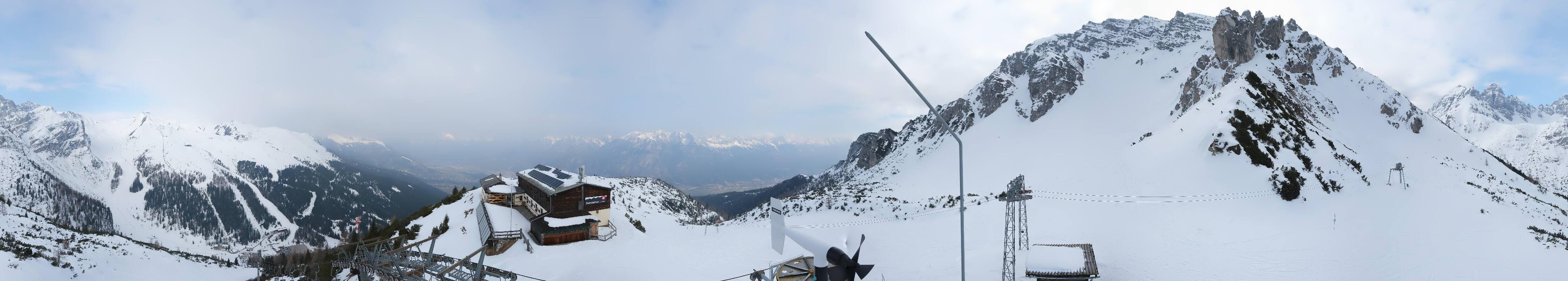 Archiv Foto Webcam Axams: Blick vom Birgitzköpflhaus