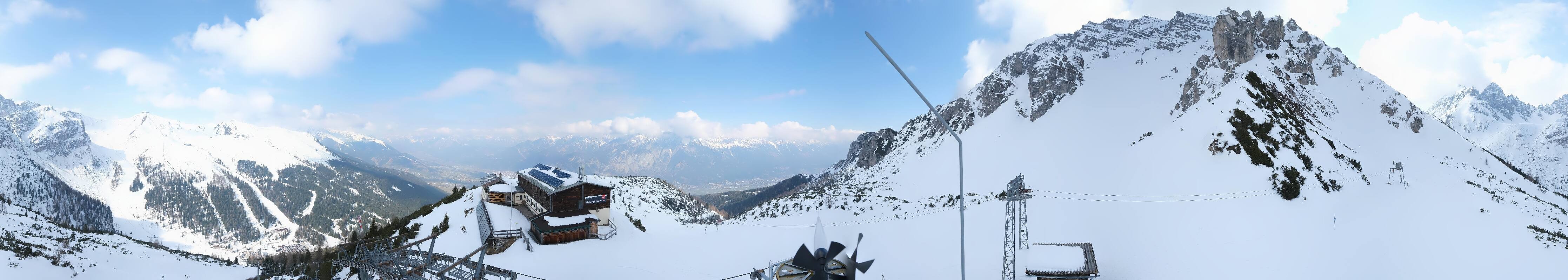 Archiv Foto Webcam Axams: Blick vom Birgitzköpflhaus