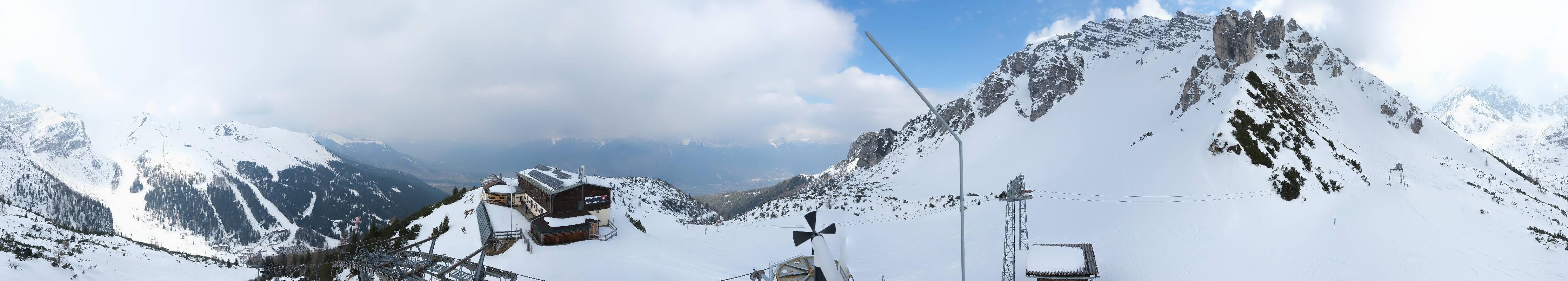 Archiv Foto Webcam Axams: Blick vom Birgitzköpflhaus