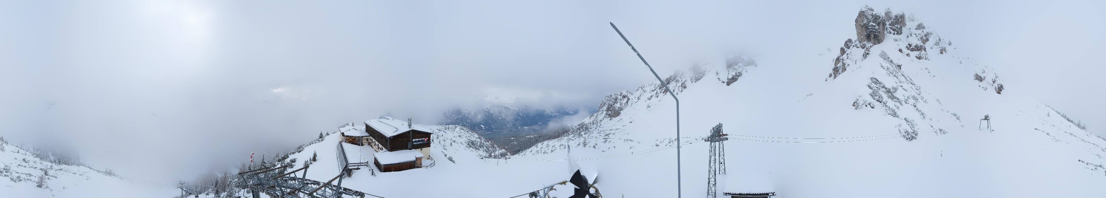 Archiv Foto Webcam Axams: Blick vom Birgitzköpflhaus