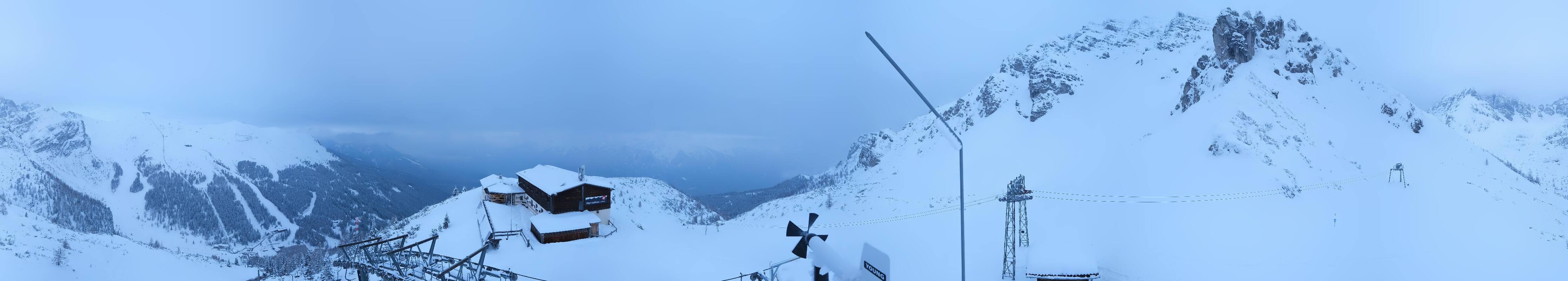 Archiv Foto Webcam Axams: Blick vom Birgitzköpflhaus