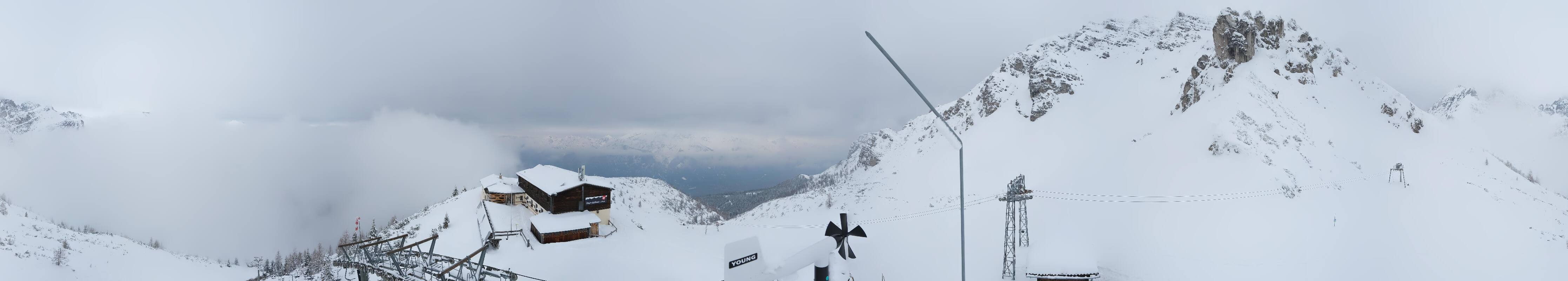 Archiv Foto Webcam Axams: Blick vom Birgitzköpflhaus