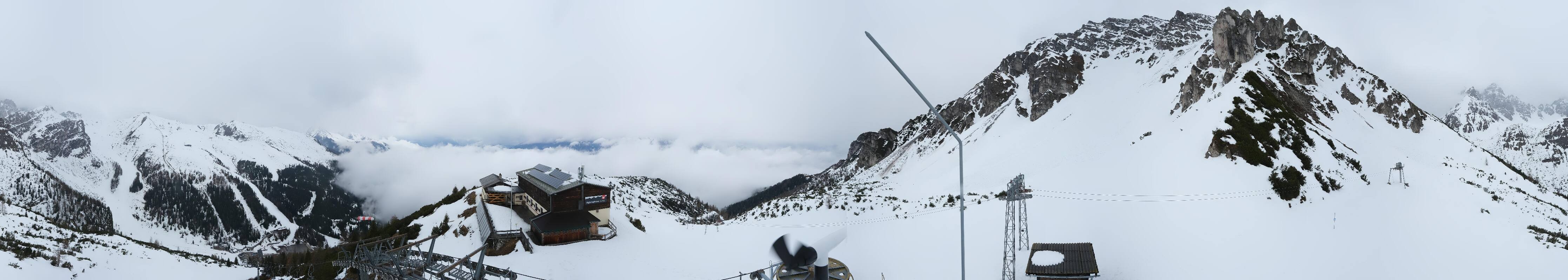 Archiv Foto Webcam Axams: Blick vom Birgitzköpflhaus
