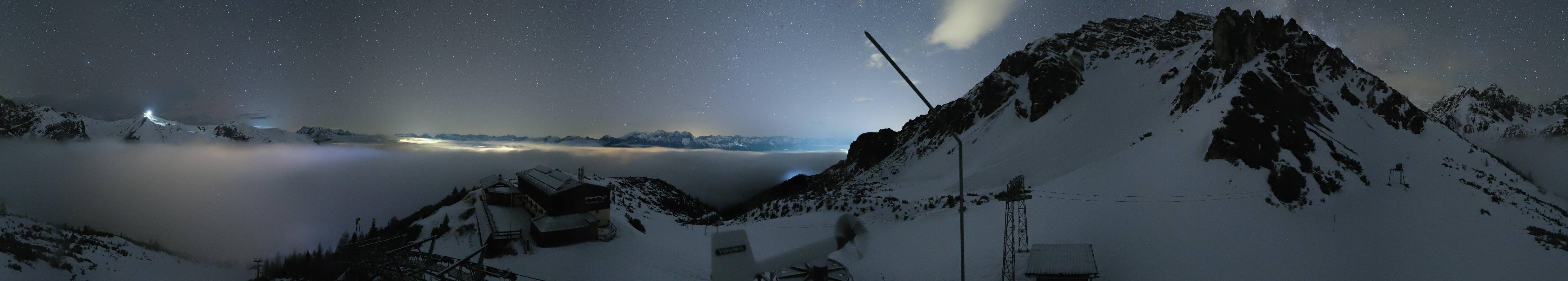 Archived image Webcam Axams: View Birgitzköpflhaus