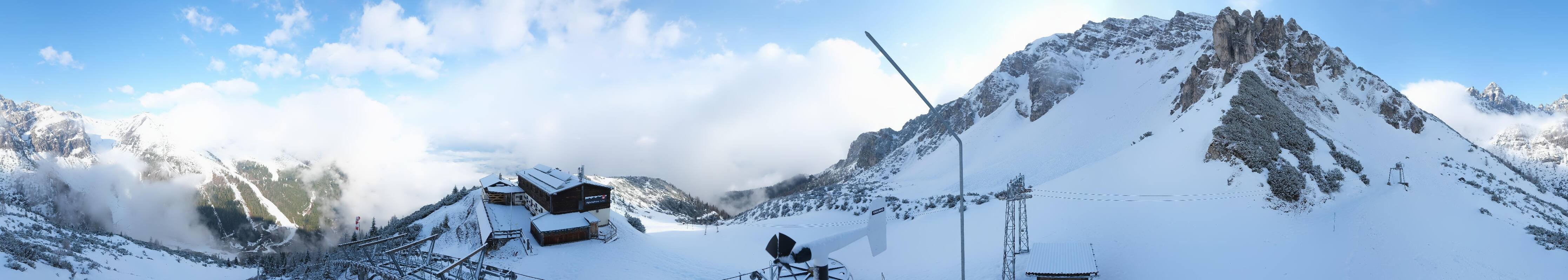 Archiv Foto Webcam Axams: Blick vom Birgitzköpflhaus