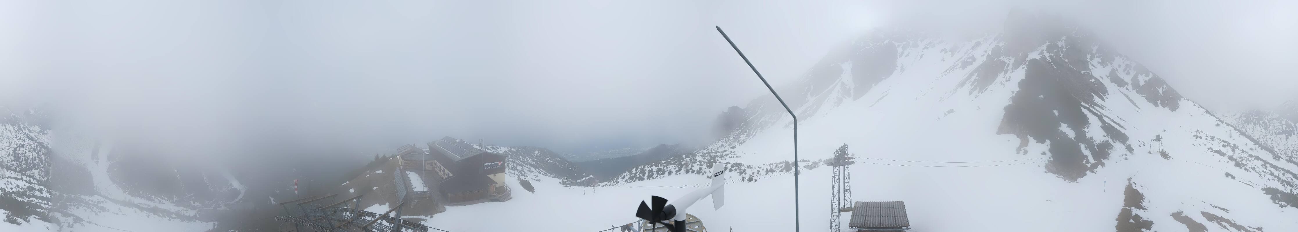 Archiv Foto Webcam Axams: Blick vom Birgitzköpflhaus