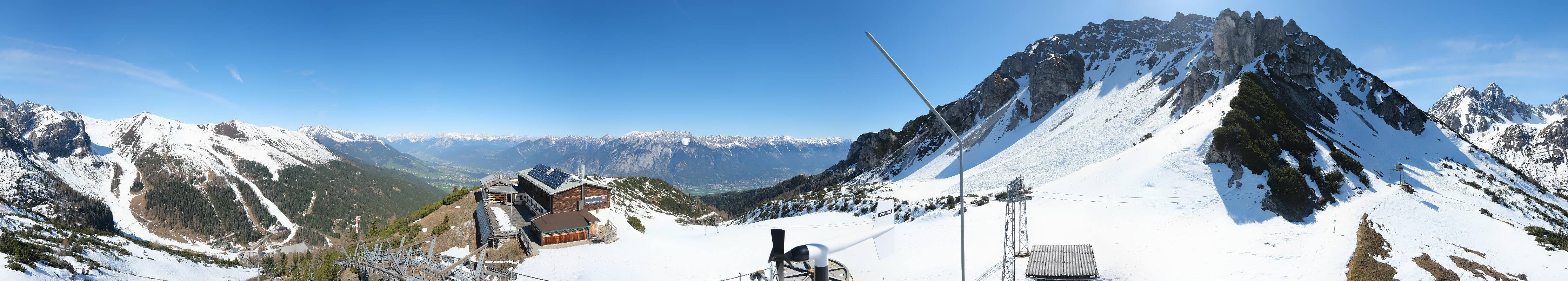 Archiv Foto Webcam Axams: Blick vom Birgitzköpflhaus