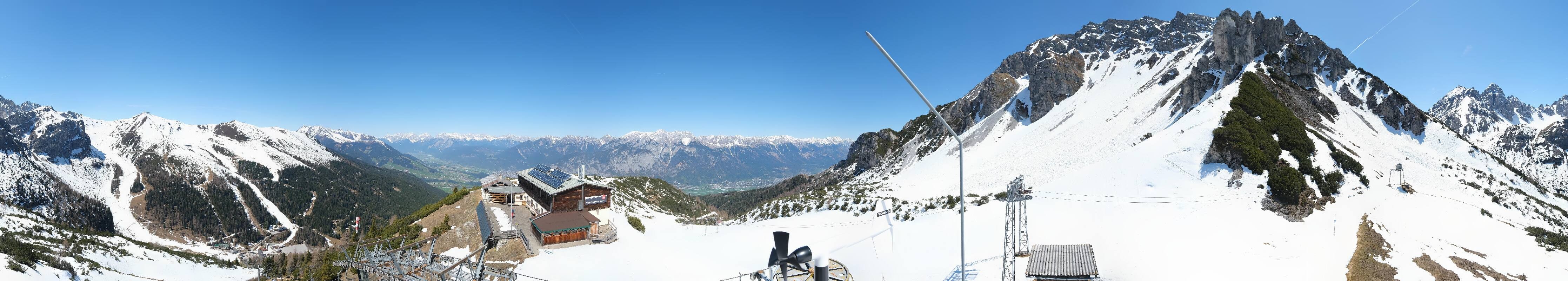 Archiv Foto Webcam Axams: Blick vom Birgitzköpflhaus