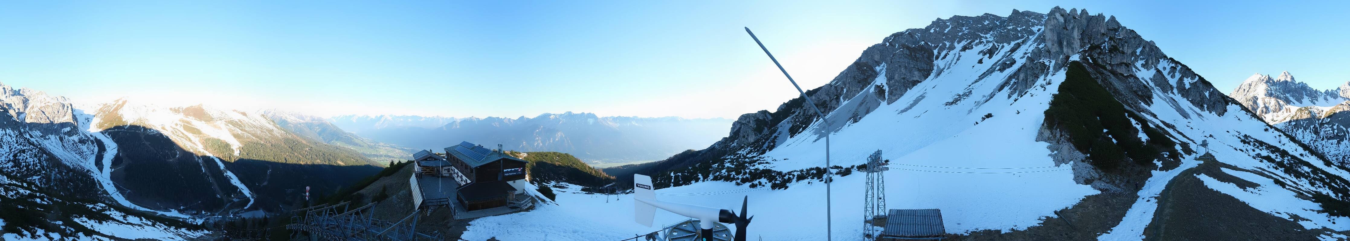 Archiv Foto Webcam Axams: Blick vom Birgitzköpflhaus