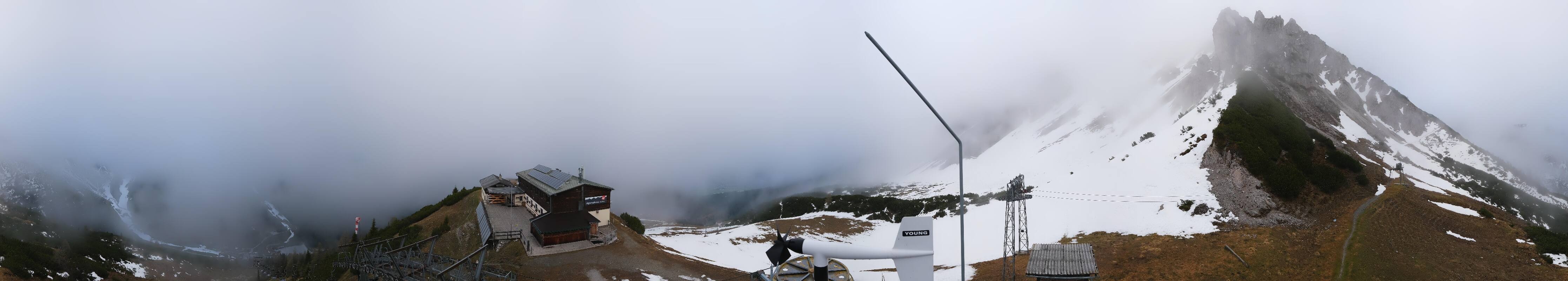 Archiv Foto Webcam Axams: Blick vom Birgitzköpflhaus