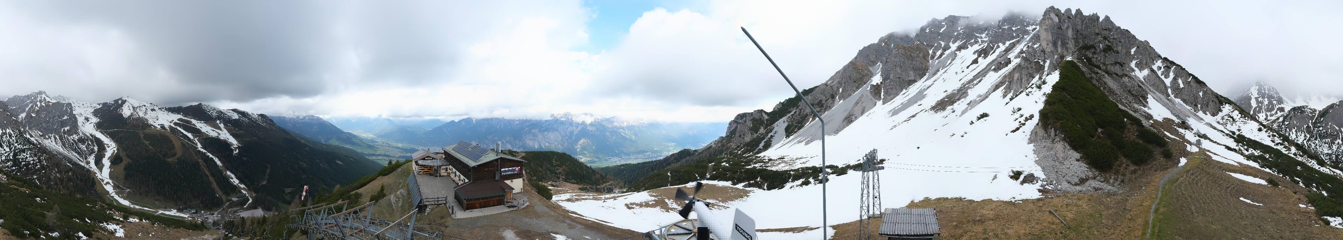 Archiv Foto Webcam Axams: Blick vom Birgitzköpflhaus