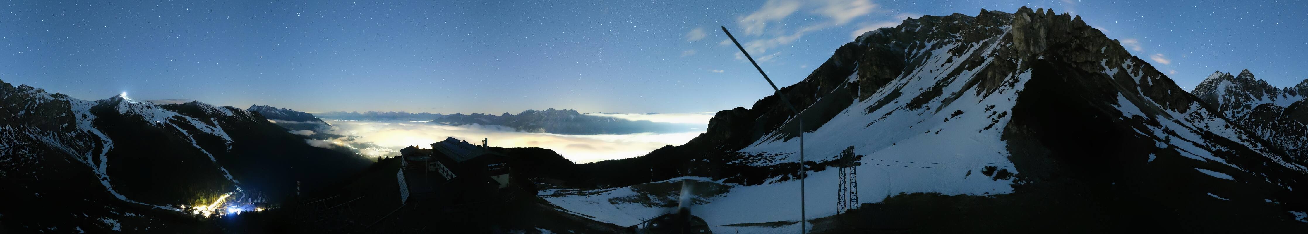 Archiv Foto Webcam Axams: Blick vom Birgitzköpflhaus